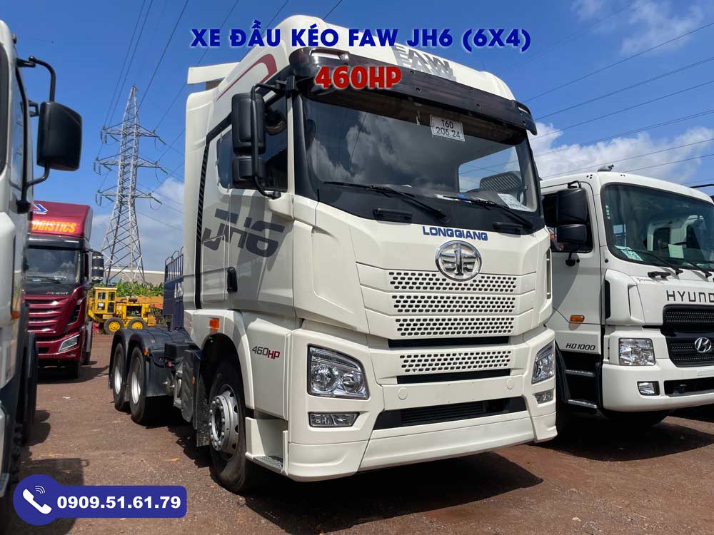 Giá xe đầu kéo FAW 2 cầu JH6 (460HP) nhập khẩu